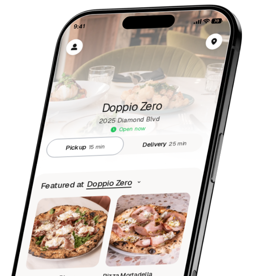Doppio Zero app preview