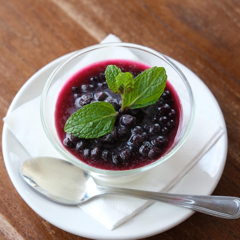 Indulge in our panna cotta
